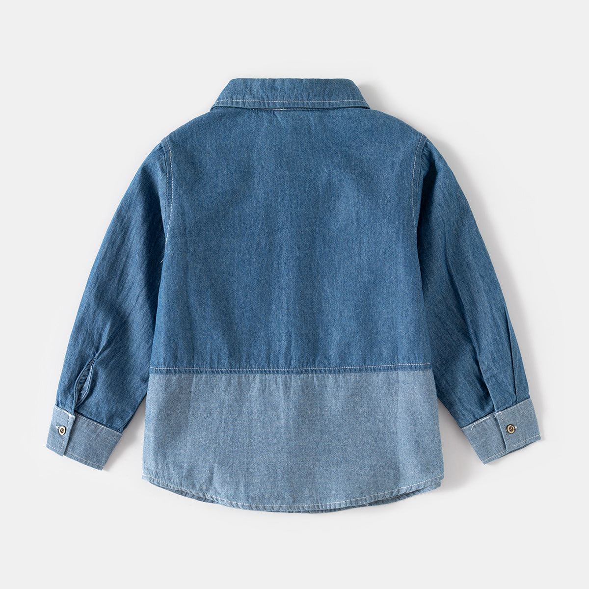 Denim Duo Top
